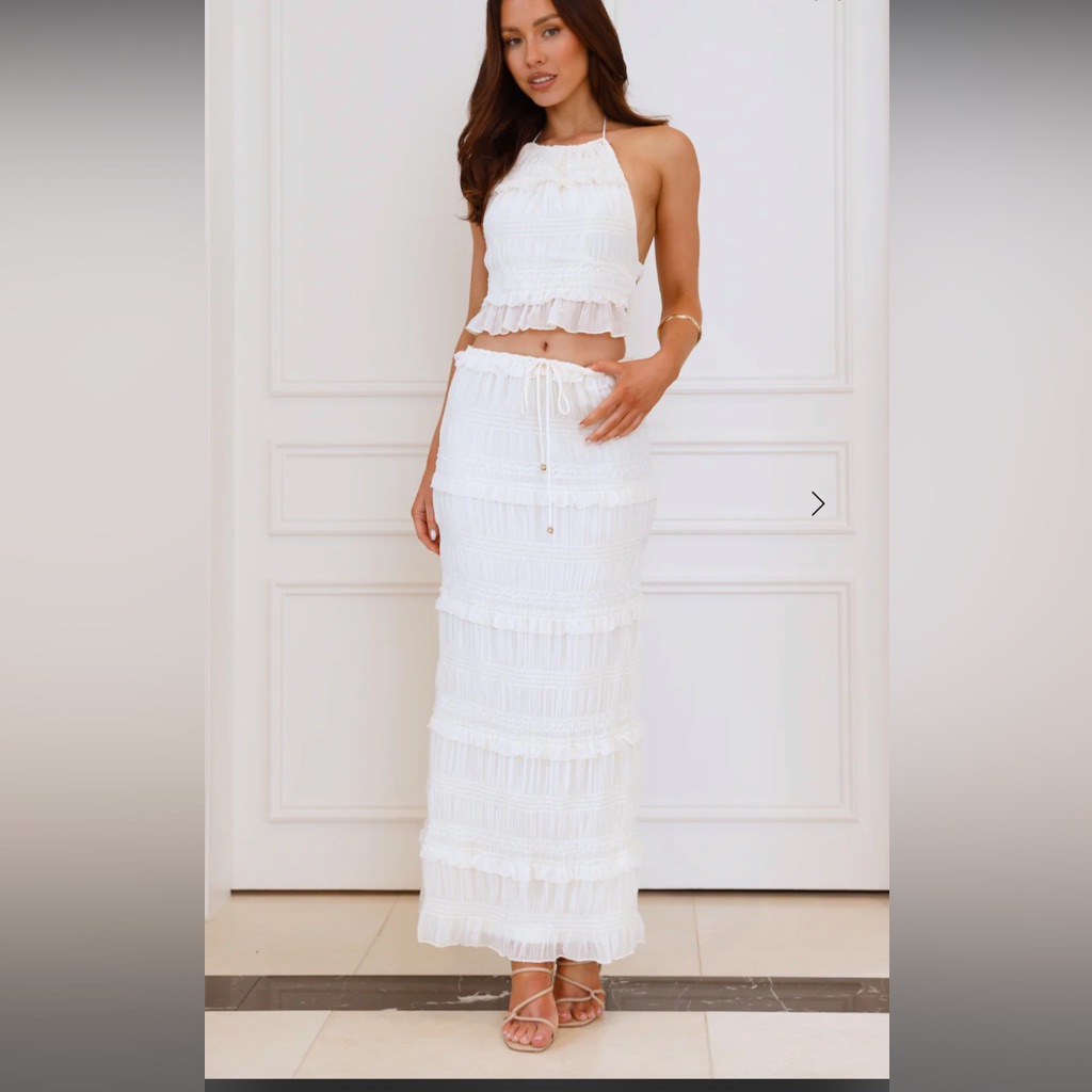 Barbados Maxi Skirt And Halter Top Set